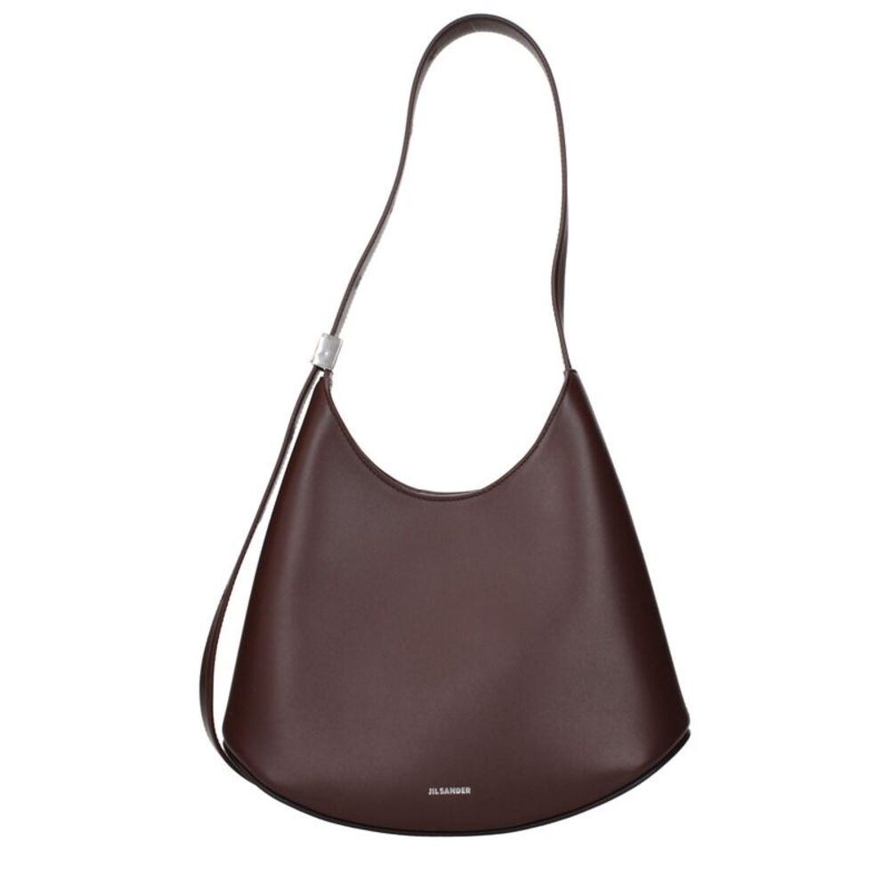 Jil Sander Red Leather Shoulder Women's Bag